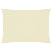 Thumbnail for Sonnensegel Oxford-Gewebe Rechteckig 5x7 m Cremeweiß