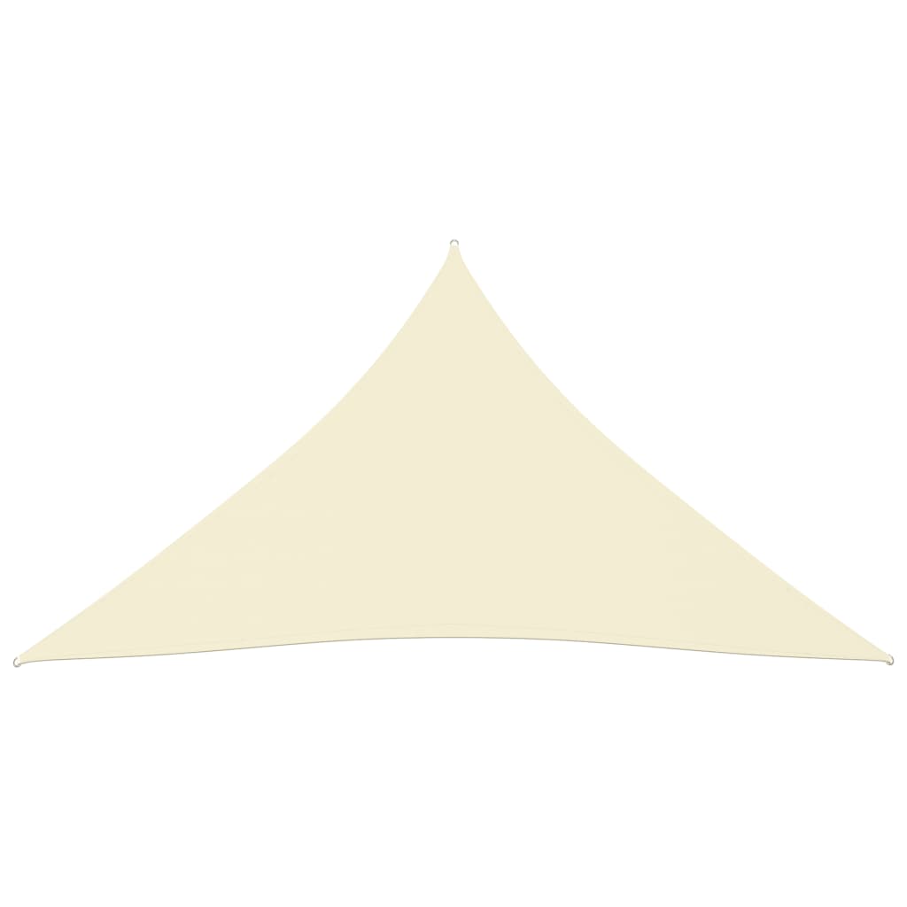 Sonnensegel Oxford-Gewebe Dreieckig 5x6x6 m Creme