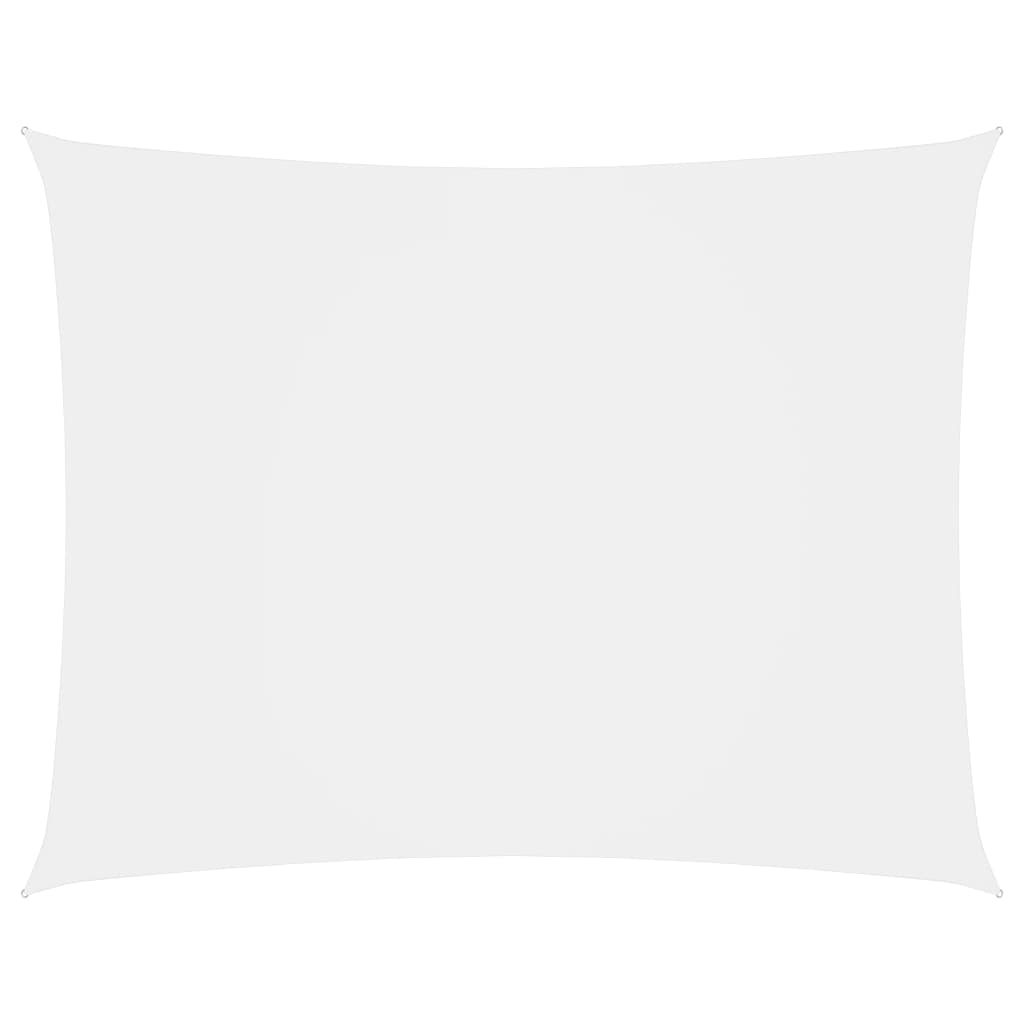 Sonnensegel Oxford-Gewebe Rechteckig 3x4,5 m Weiß