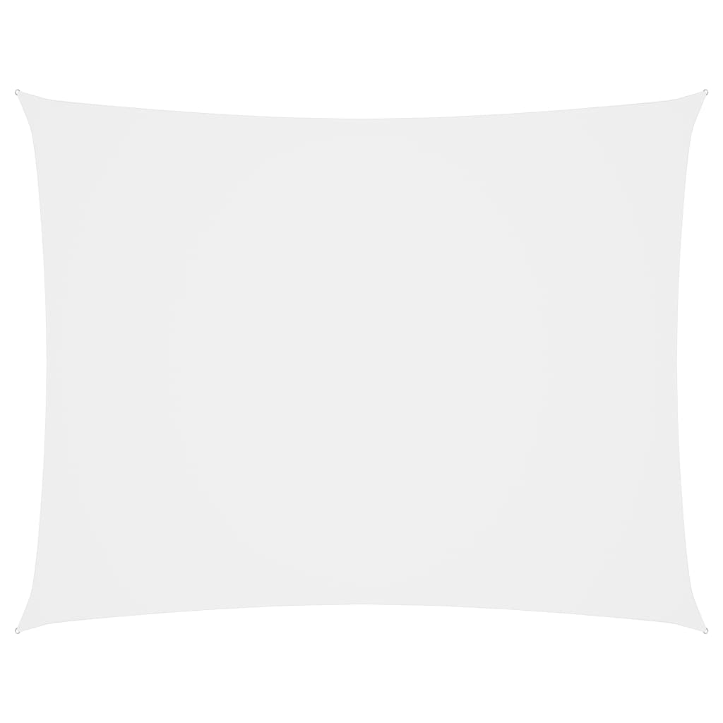 Sonnensegel Oxford-Gewebe Rechteckig 3x5 m Weiß