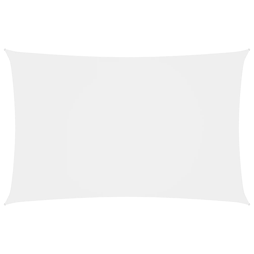 Sonnensegel Oxford-Gewebe Rechteckig 4x7 m Weiß
