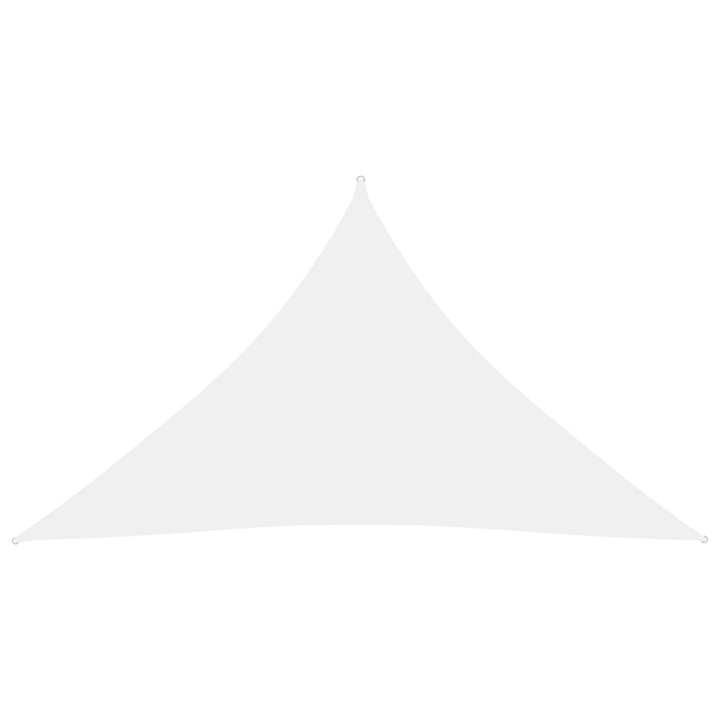 Sonnensegel Oxford-Gewebe Dreieckig 5x5x6 m Weiß