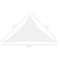 Thumbnail for Sonnensegel Oxford-Gewebe Dreieckig 5x5x6 m Weiß