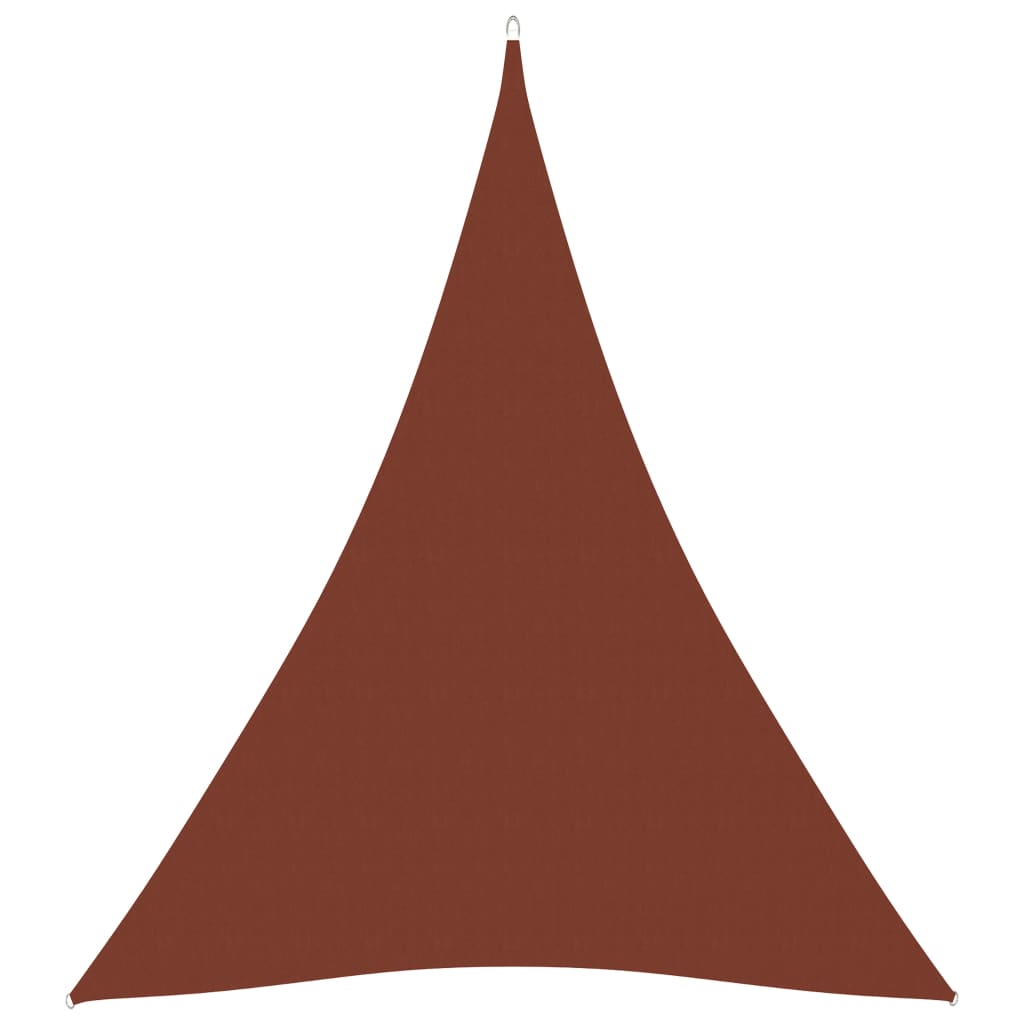Sonnensegel Oxford-Gewebe Dreieckig 4x5x5 m Terracotta-Rot
