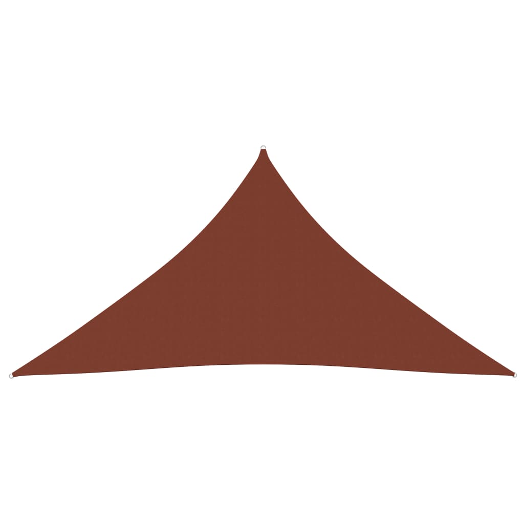 Sonnensegel Oxford-Gewebe Dreieckig 4x5x5 m Terracotta-Rot