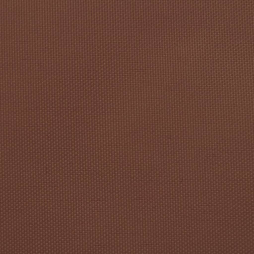 Sonnensegel Oxford-Gewebe Dreieckig 5x5x6 m Terracotta-Rot