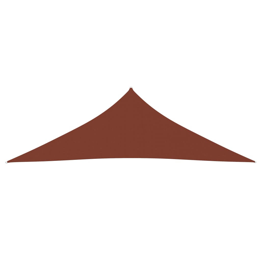 Sonnensegel Oxford-Gewebe Dreieckig 5x5x6 m Terracotta-Rot