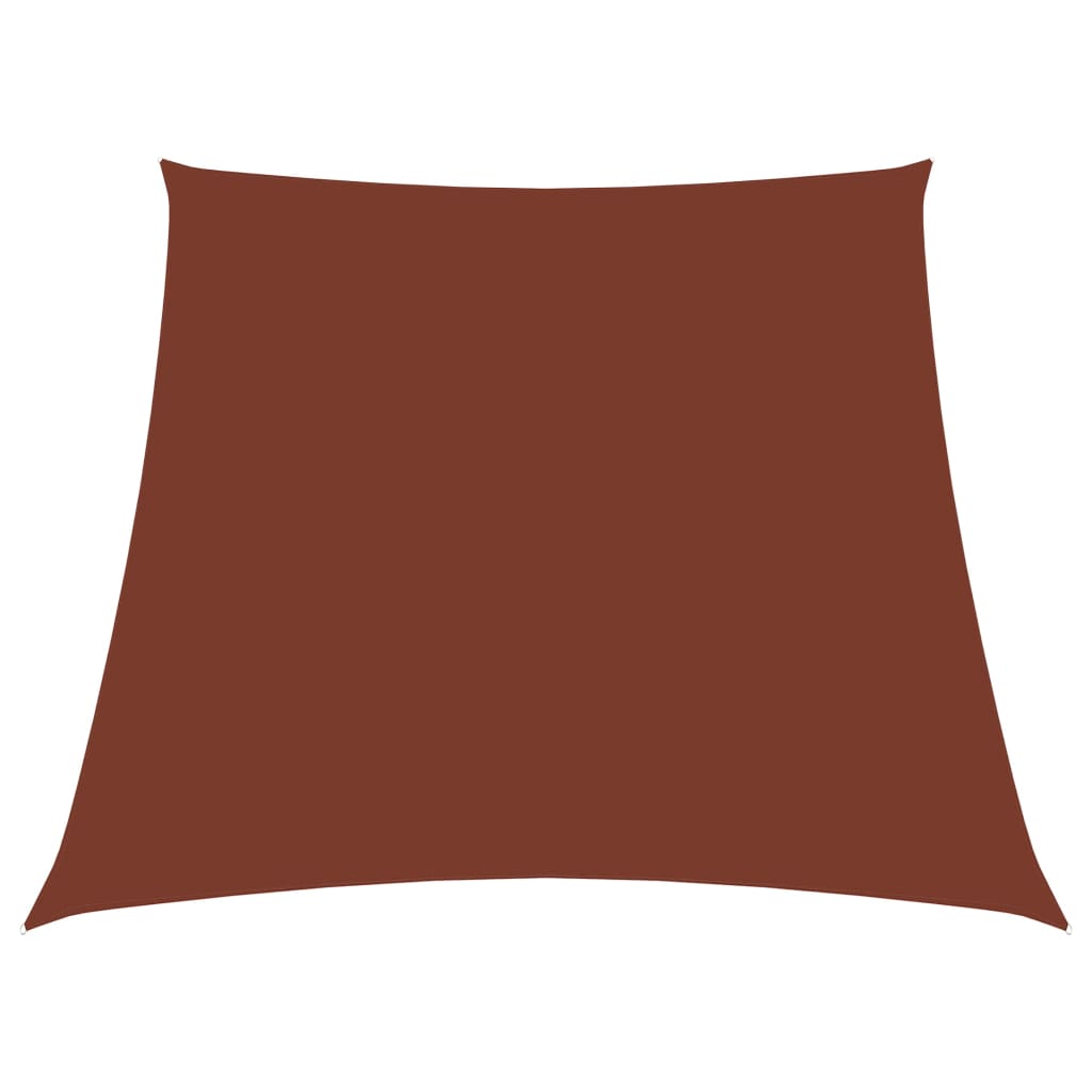 Sonnensegel Oxford-Gewebe Trapezförmig 3/4x2 m Terracotta-Rot