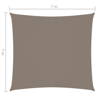 Thumbnail for Sonnensegel Oxford-Gewebe Quadratisch 7x7 m Taupe