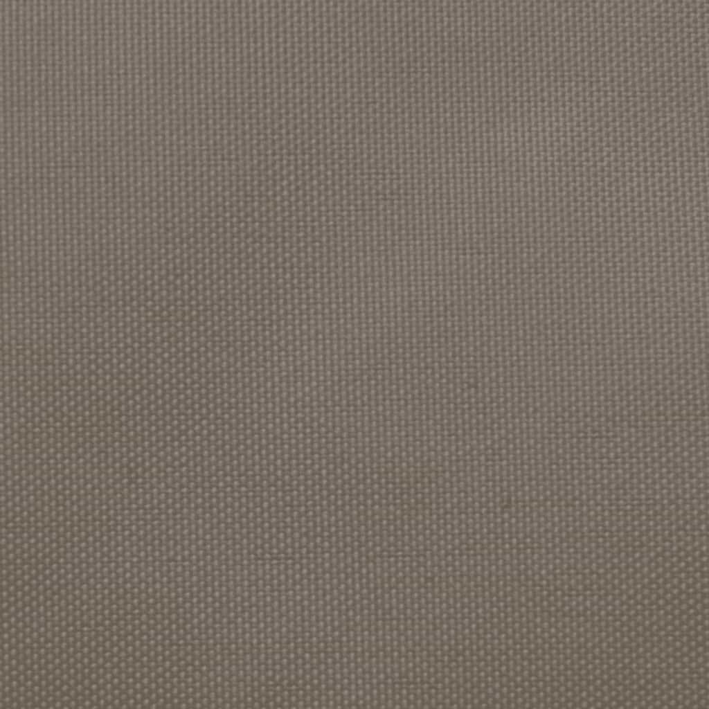 Sonnensegel Oxford-Gewebe Dreieckig 3,5x3,5x4,9 m Taupe