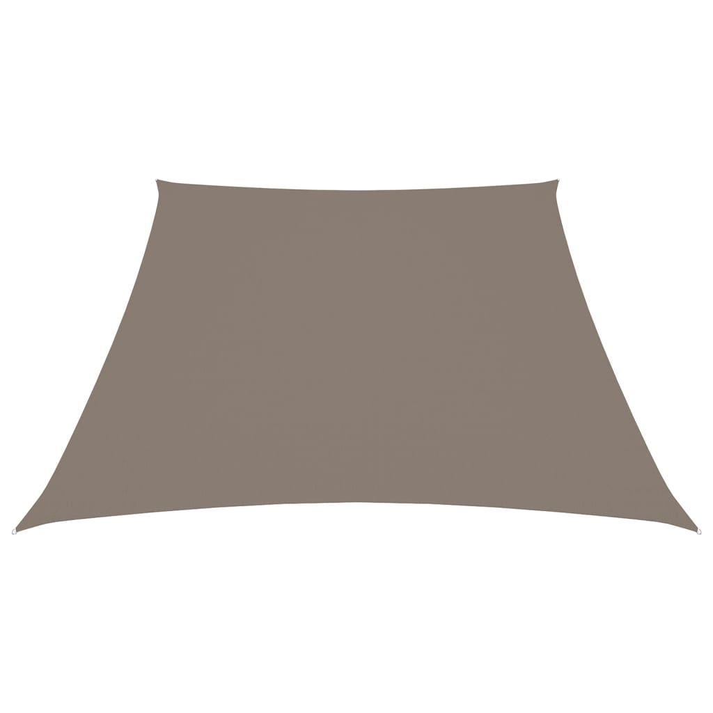 Sonnensegel Oxford-Gewebe Trapezförmig 3/4x2 m Taupe