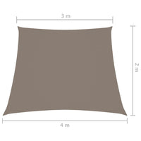 Thumbnail for Sonnensegel Oxford-Gewebe Trapezförmig 3/4x2 m Taupe