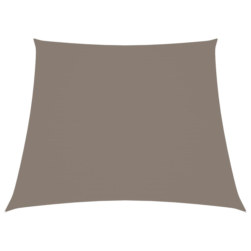 Sonnensegel Oxford-Gewebe Trapezförmig 3/4x3 m Taupe