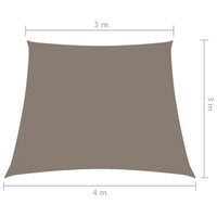 Thumbnail for Sonnensegel Oxford-Gewebe Trapezförmig 3/4x3 m Taupe