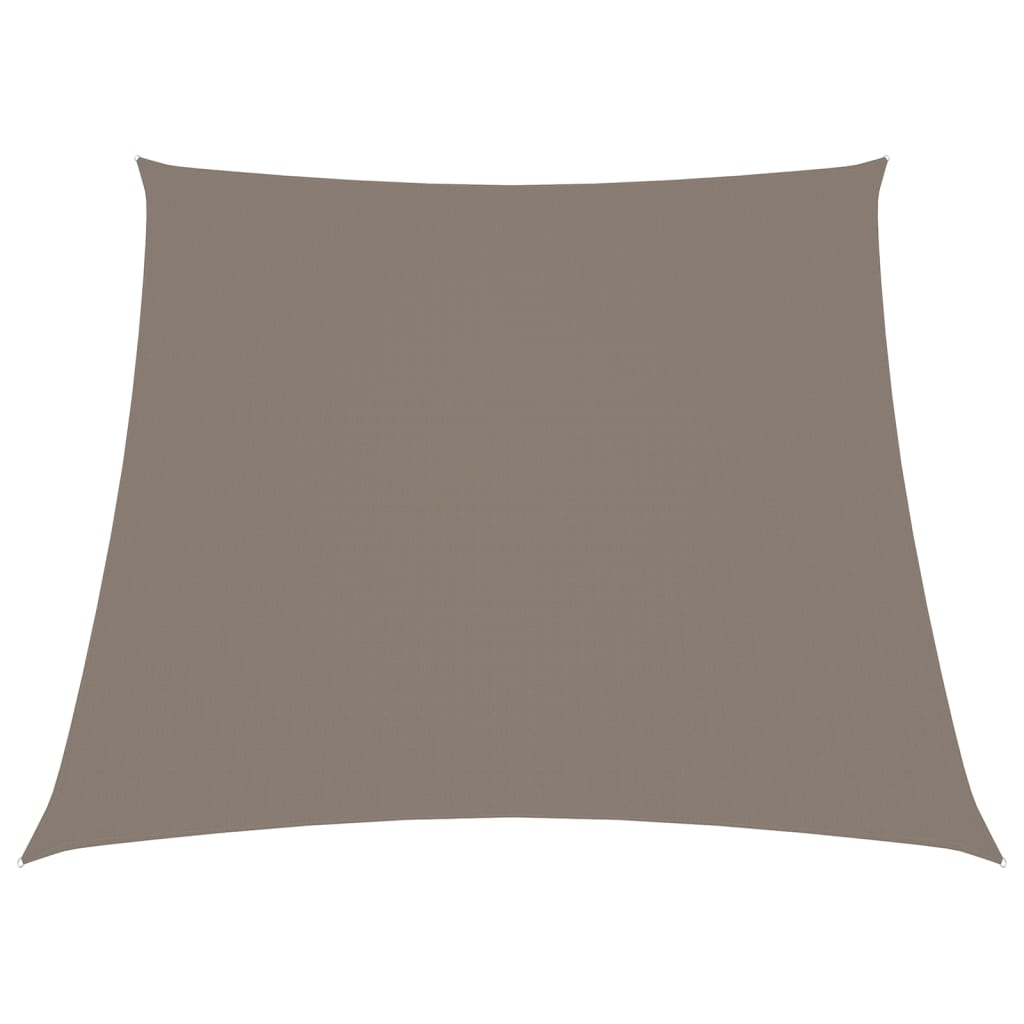 Sonnensegel Oxford-Gewebe Trapezförmig 3/5x4 m Taupe