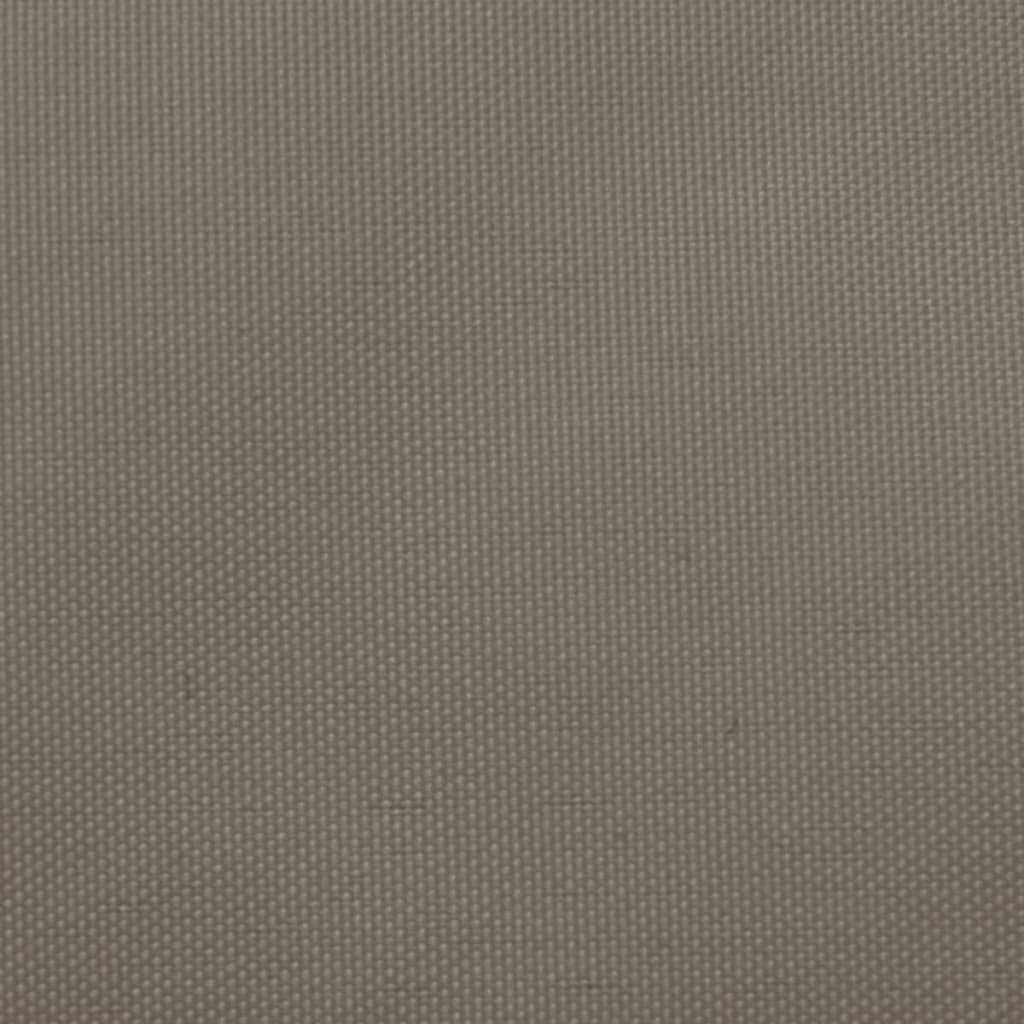 Sonnensegel Oxford-Gewebe Trapezförmig 3/5x4 m Taupe