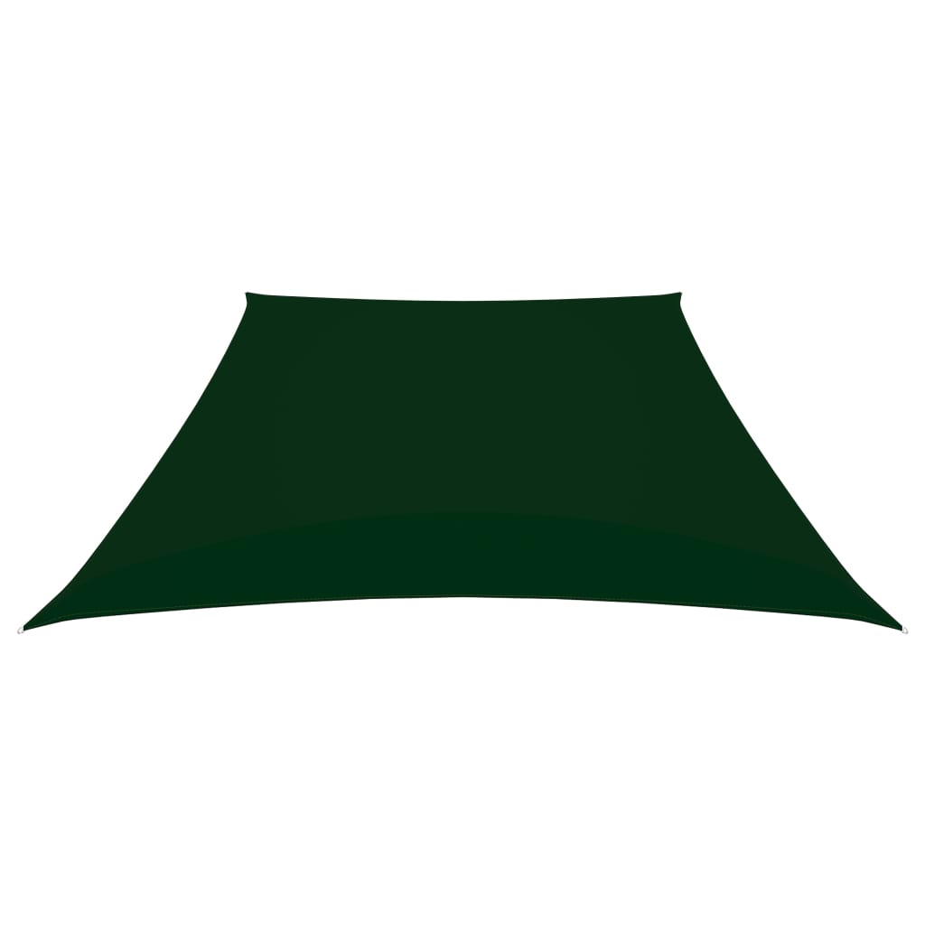 Sonnensegel Oxford-Gewebe Trapezförmig 3/4x3 m Dunkelgrün