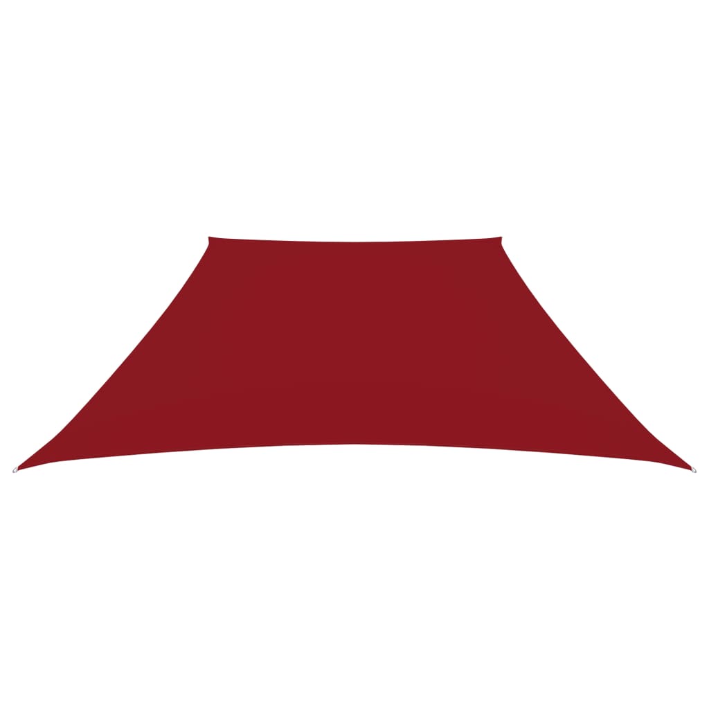 Sonnensegel Oxford-Gewebe Trapezförmig 4/5x3 m Rot