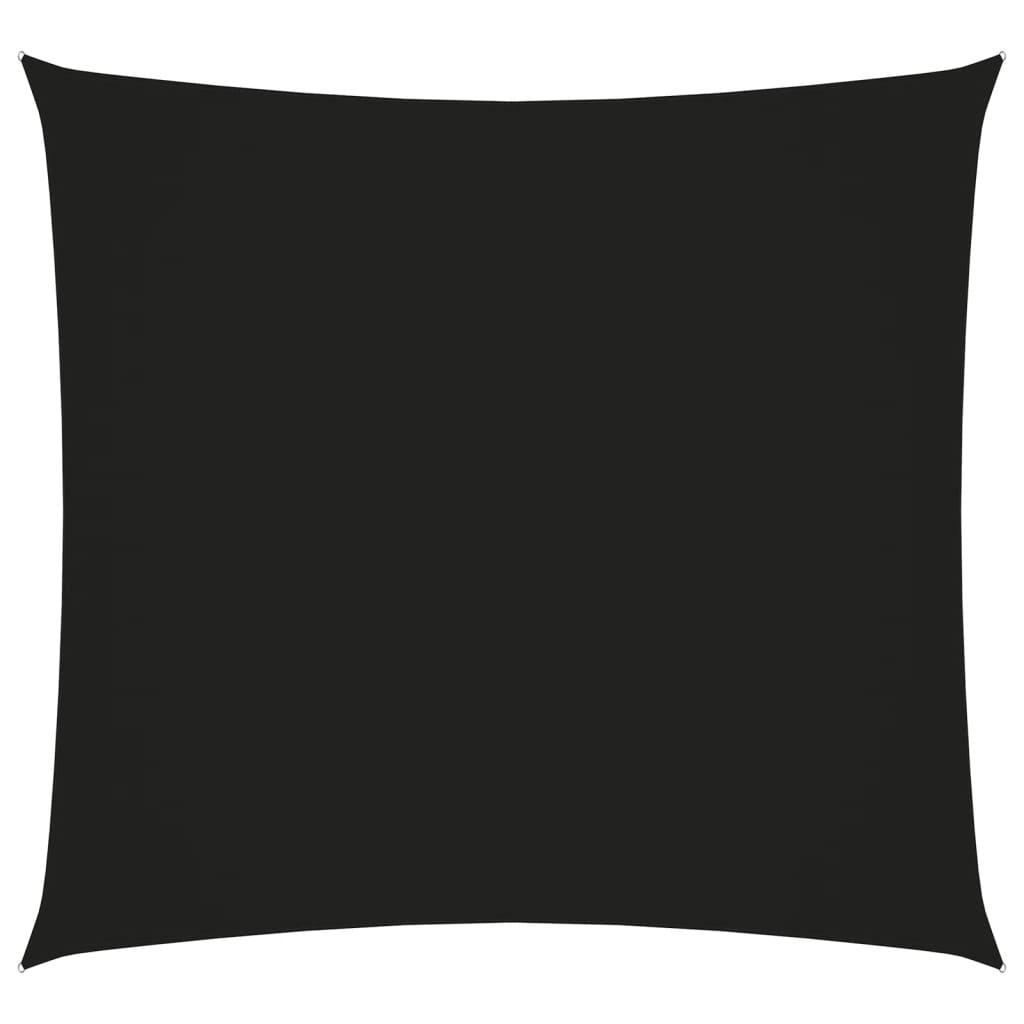 Sonnensegel Oxford-Gewebe Quadratisch 2,5x2,5 m Schwarz