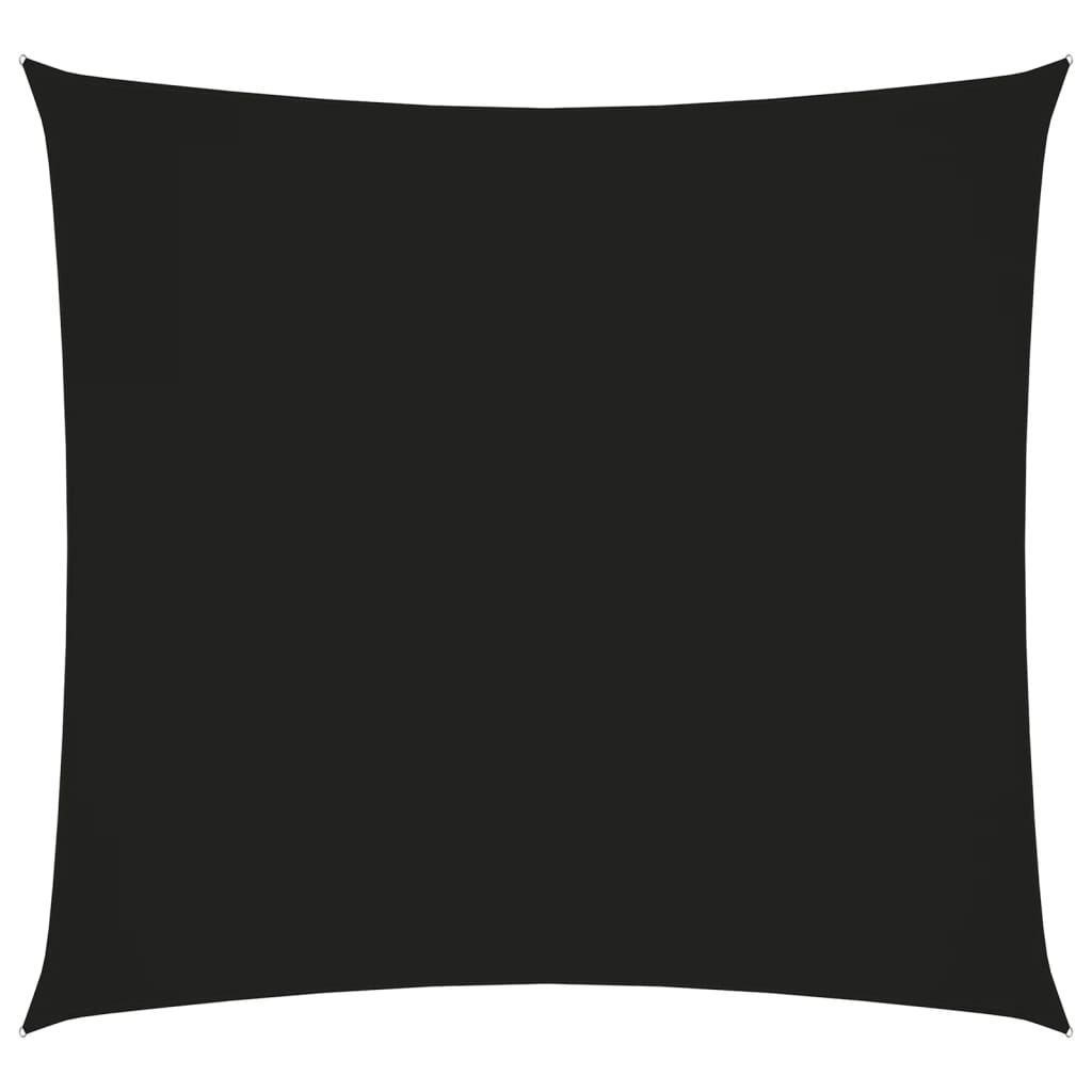 Sonnensegel Oxford Gewebe Quadratisch 3,6x3,6 m Schwarz