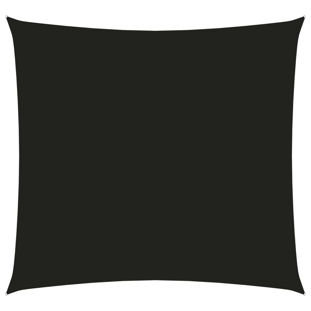 Sonnensegel Oxford-Gewebe Quadratisch 5x5 m Schwarz