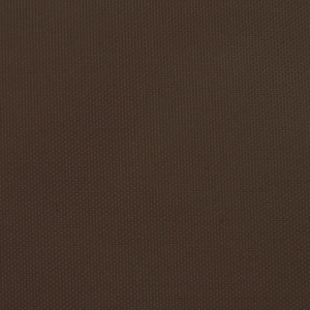 Sonnensegel Oxford-Gewebe Dreieckig 4x5x5 m Braun