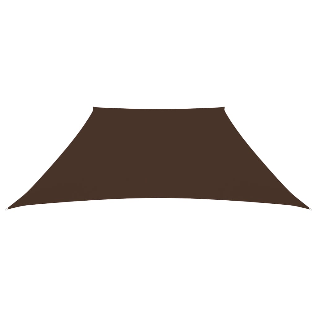 Sonnensegel Oxford-Gewebe Trapezförmig 4/5x3 m Braun