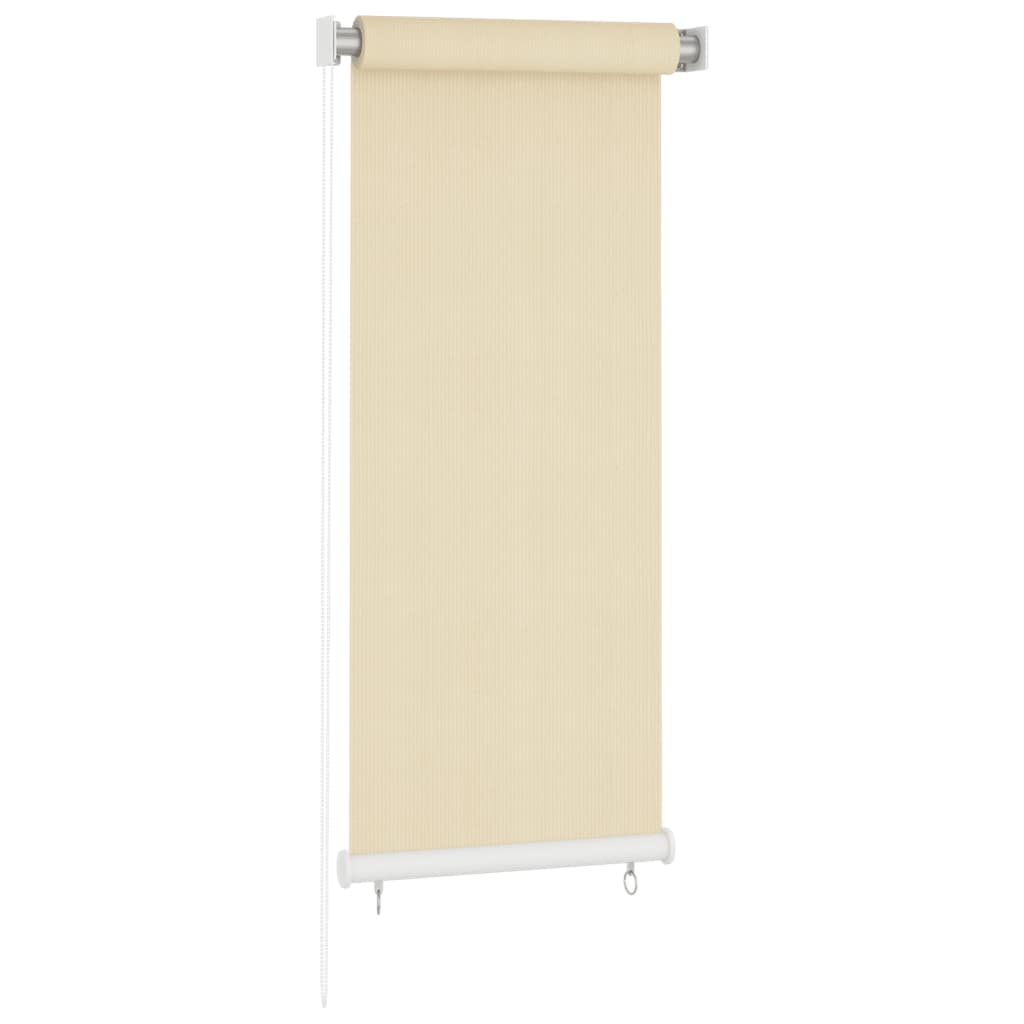 Außenrollo Creme 60x140 cm HDPE