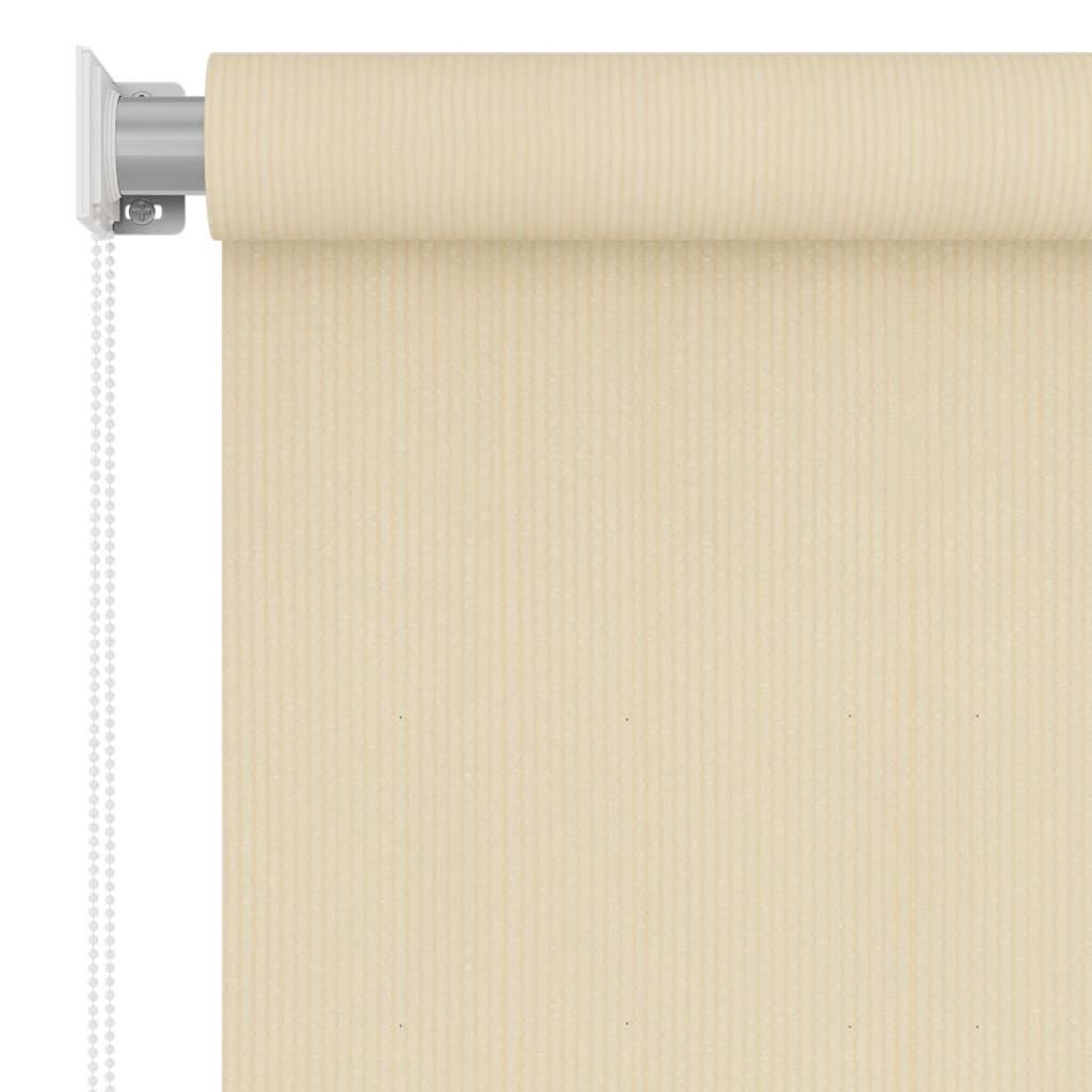 Außenrollo Creme 60x140 cm HDPE