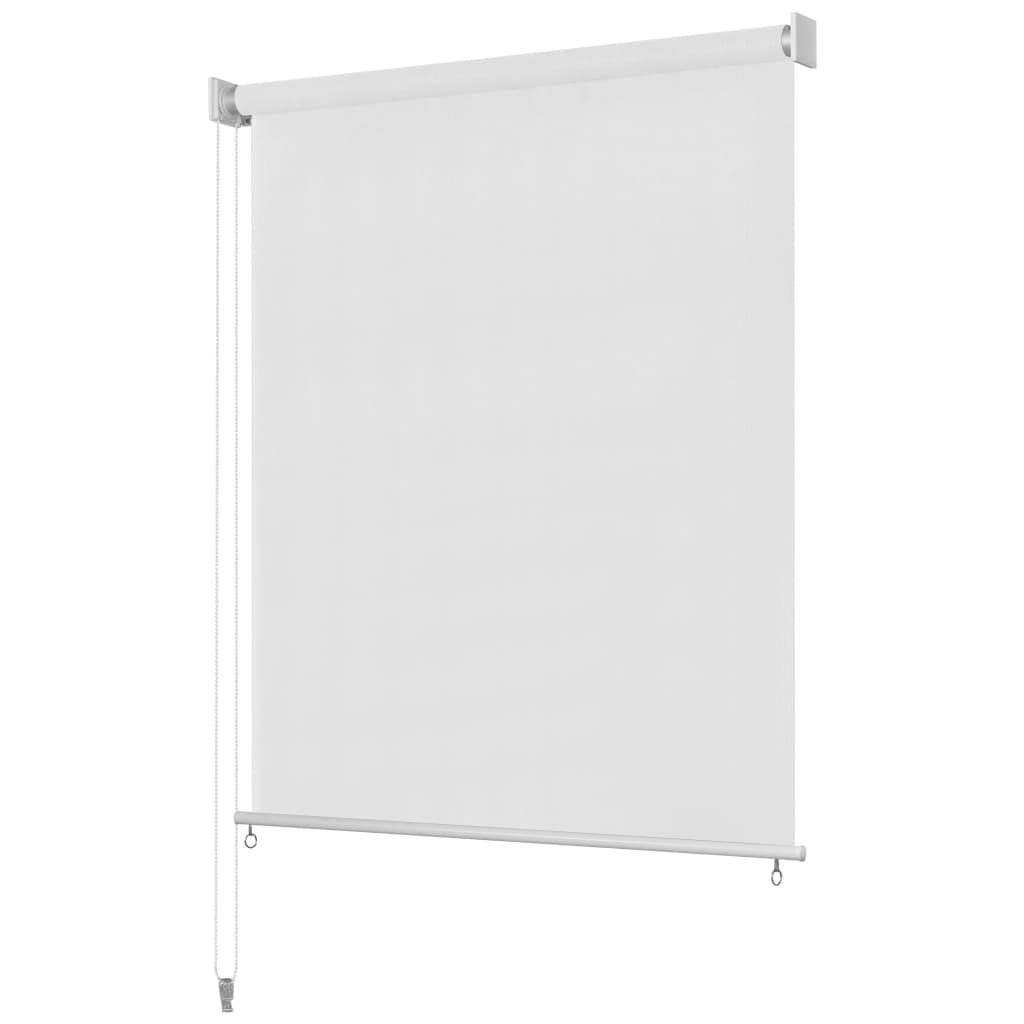 Außenrollo Weiß 60x140 cm HDPE