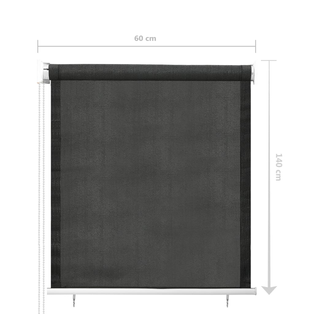 Außenrollo 60x140 cm Anthrazit