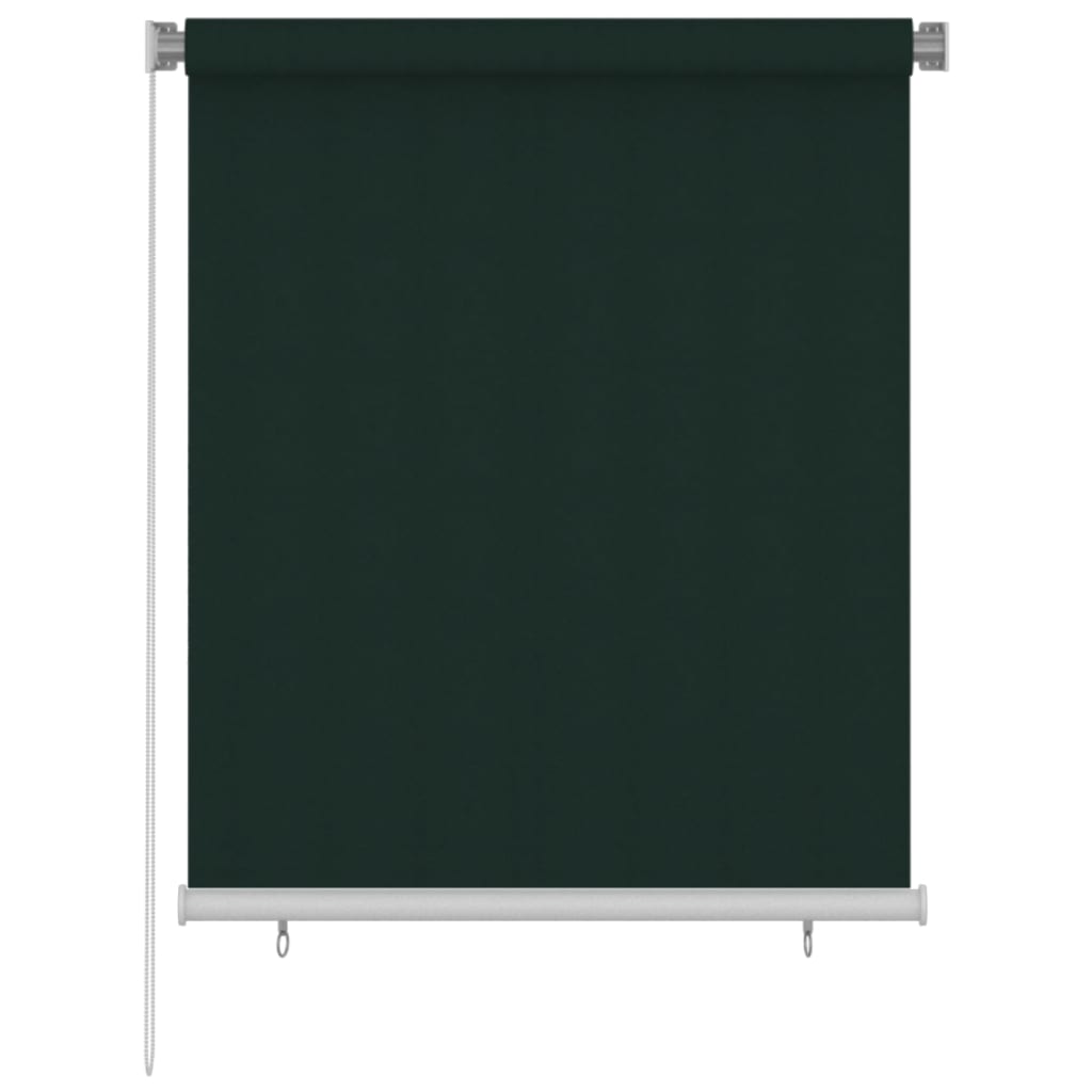 Außenrollo 120x140 cm Dunkelgrün HDPE