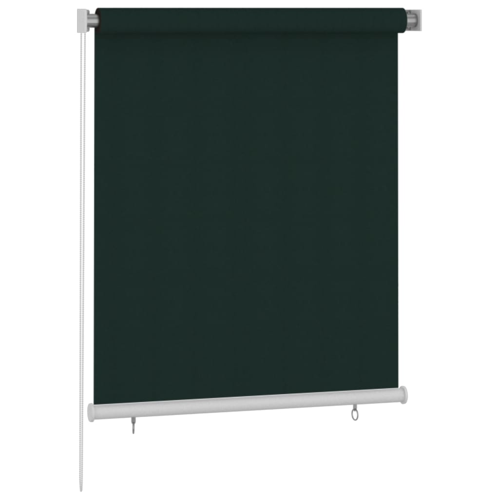 Außenrollo 120x140 cm Dunkelgrün HDPE