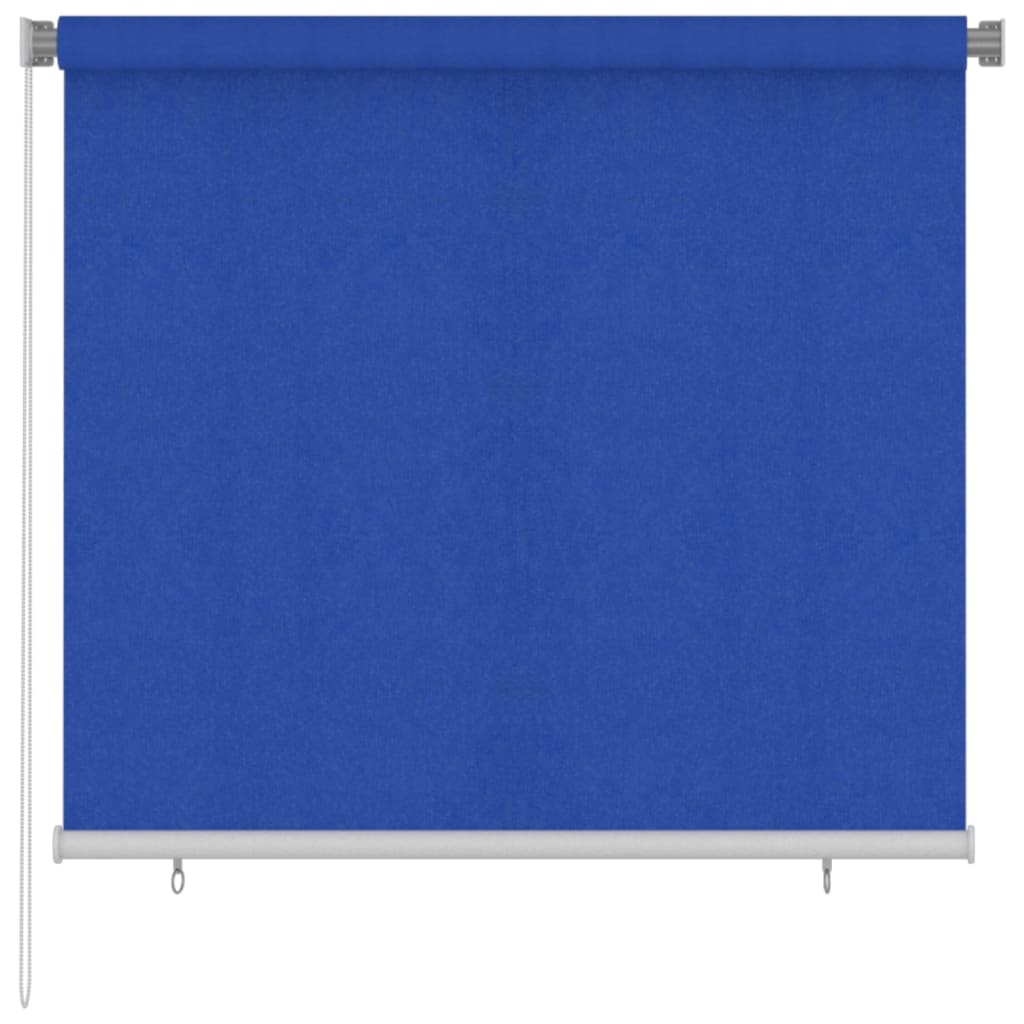Außenrollo 160x140 cm Blau HDPE