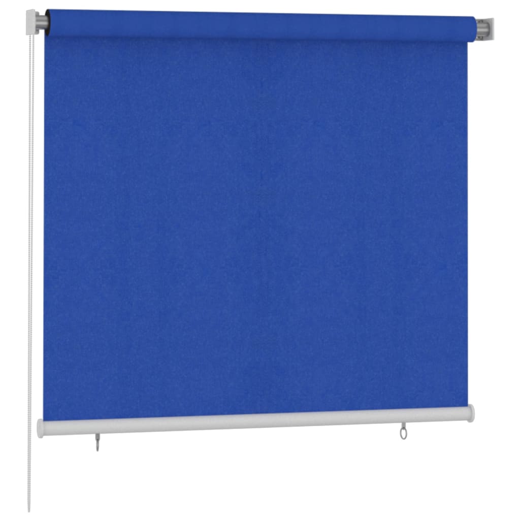 Außenrollo 160x140 cm Blau HDPE