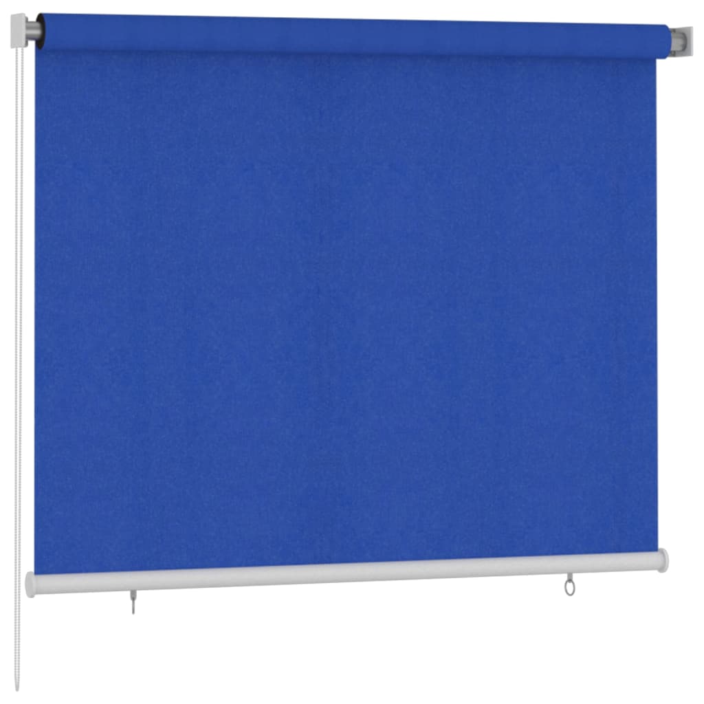 Außenrollo 180x140 cm Blau HDPE