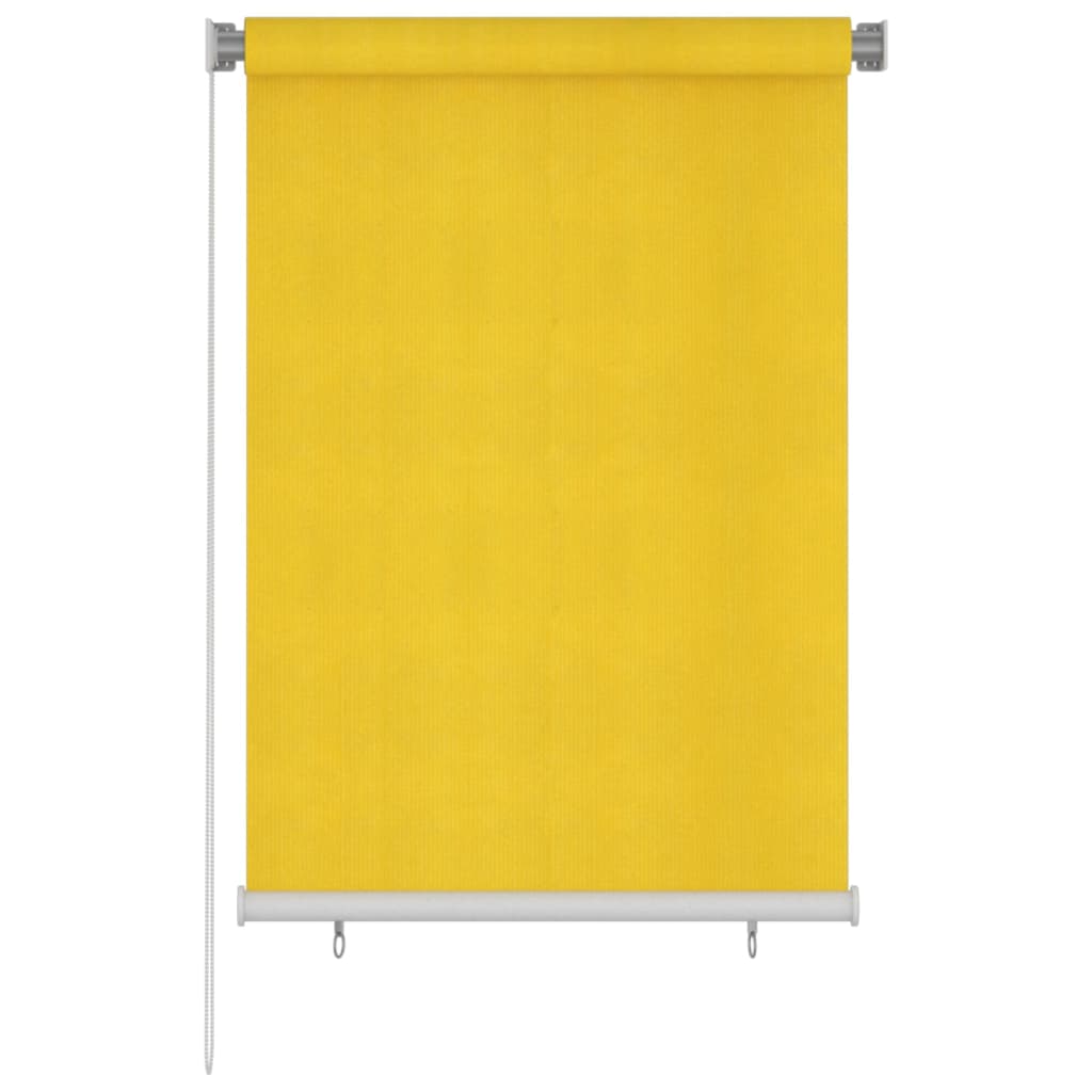 Außenrollo 100x140 cm Gelb HDPE
