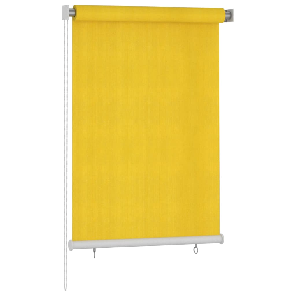 Außenrollo 100x140 cm Gelb HDPE