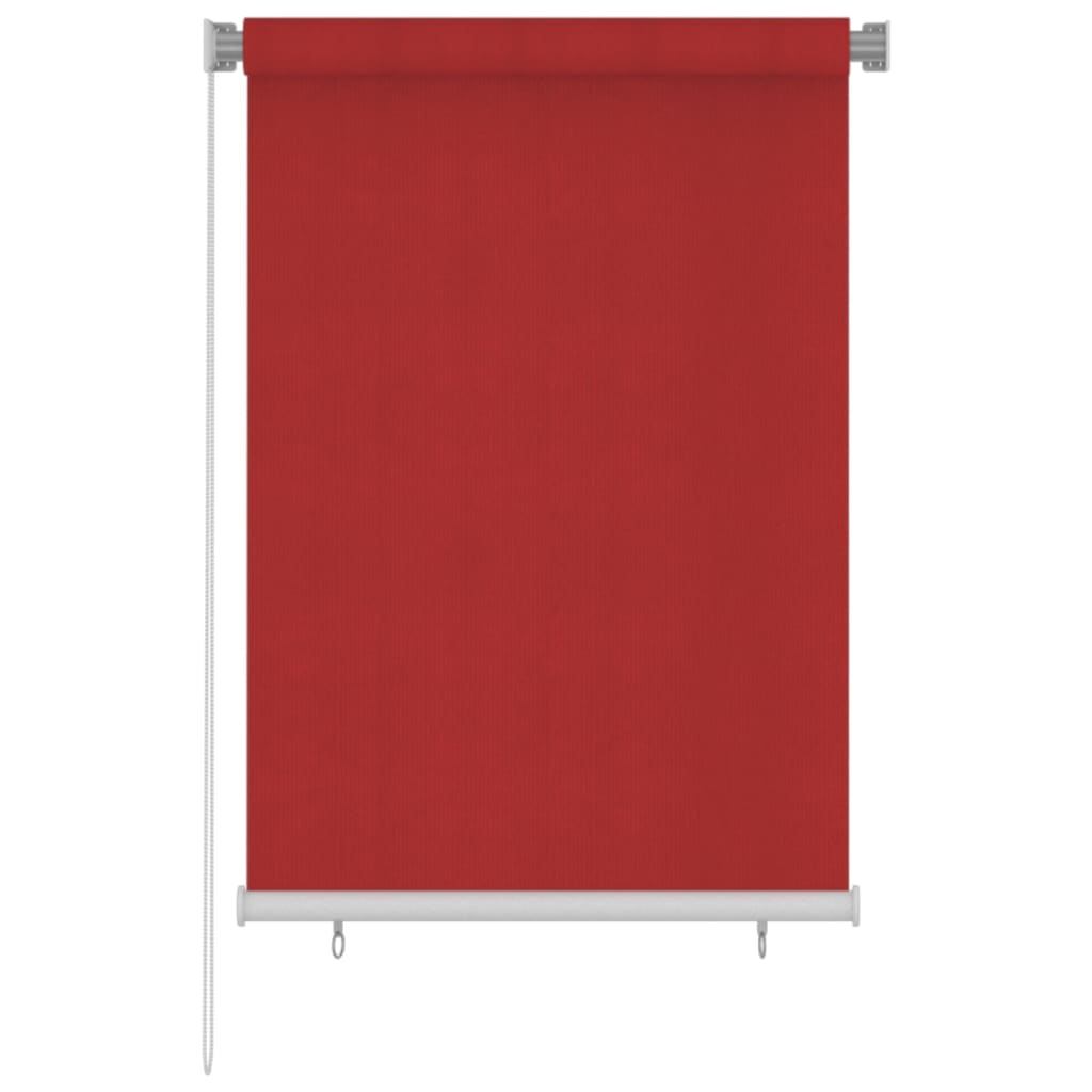 Außenrollo 100x140 cm Rot HDPE