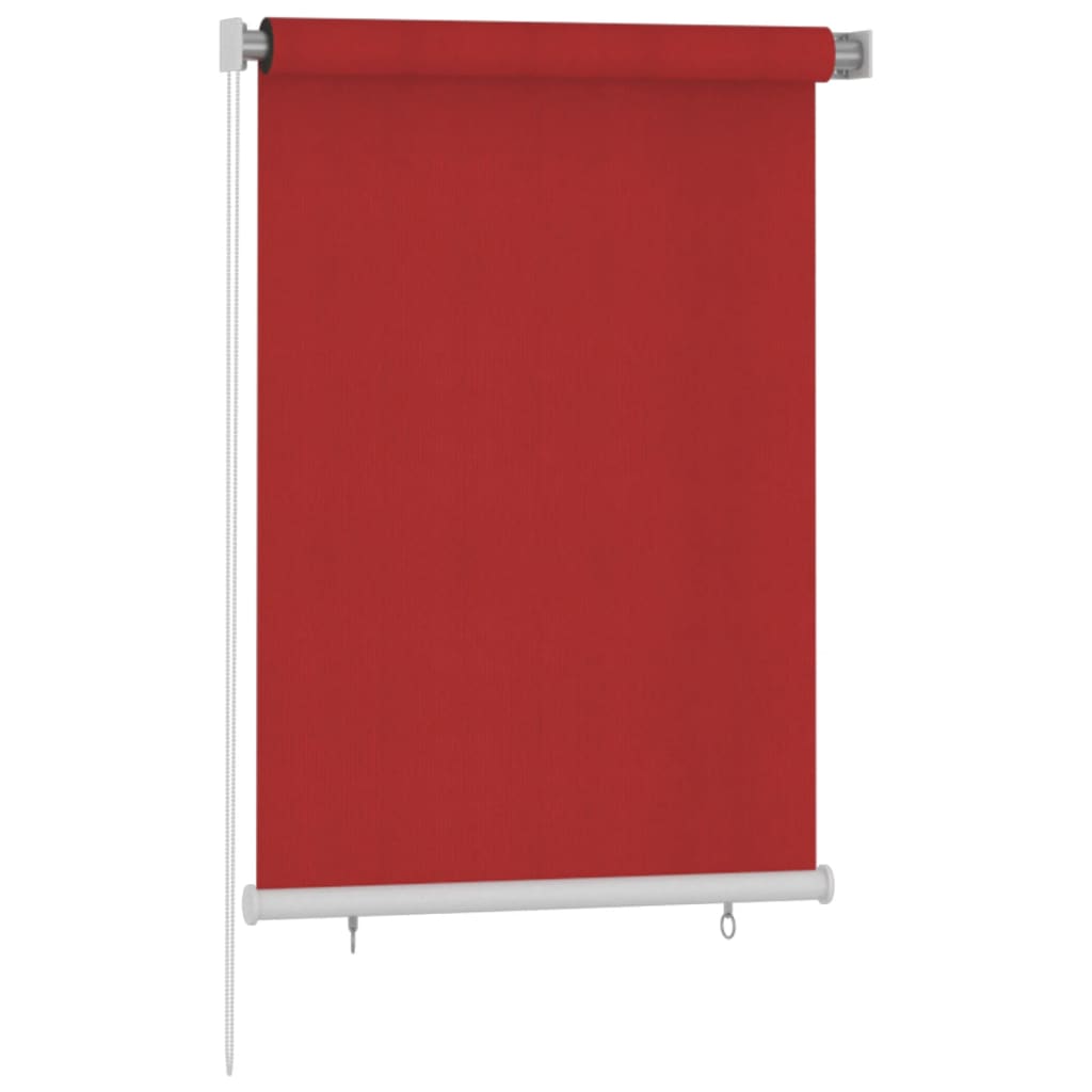 Außenrollo 100x140 cm Rot HDPE