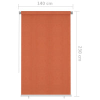 Thumbnail for Außenrollo 140x230 cm Orange