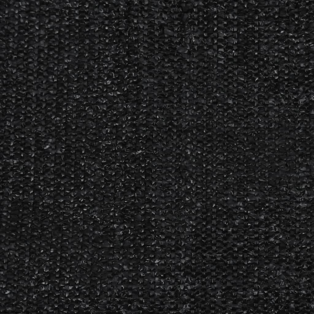 Außenrollo 100x140 cm Schwarz