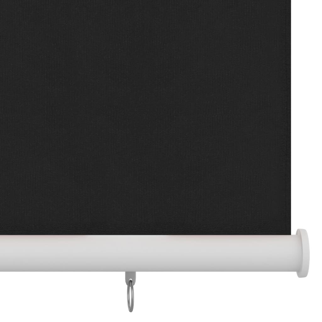 Außenrollo 120x140 cm Schwarz