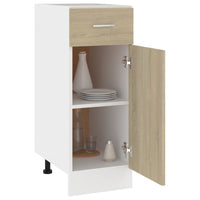 Thumbnail for Schubunterschrank Sonoma-Eiche 30x46x81,5 cm Holzwerkstoff