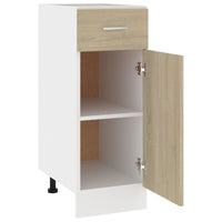 Thumbnail for Schubunterschrank Sonoma-Eiche 30x46x81,5 cm Holzwerkstoff