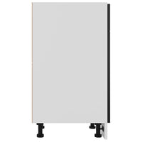 Thumbnail for Schubunterschrank Schwarz 50x46x81,5 cm Holzwerkstoff