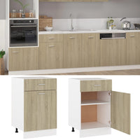 Thumbnail for Schubunterschrank Sonoma-Eiche 50x46x81,5 cm Holzwerkstoff