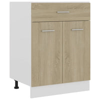 Thumbnail for Schubunterschrank Sonoma-Eiche 60x46x81,5 cm Holzwerkstoff