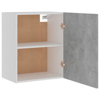 Thumbnail for Hängeschrank Betongrau 50x31x60 cm Holzwerkstoff
