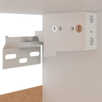 Thumbnail for Hängeschrank Betongrau 50x31x60 cm Holzwerkstoff